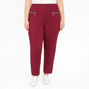 Legging brocada c/ fechos