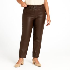 Calças mágicas efeito napa - CASTANHO