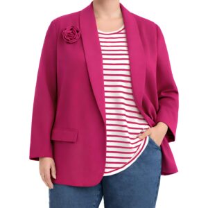 Blazer c/ aplicação de flor