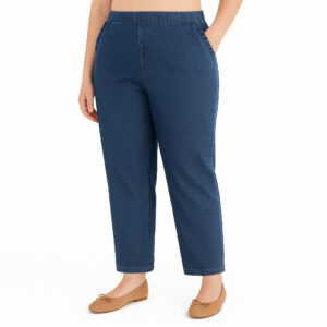 Calça ganga pormenor folho