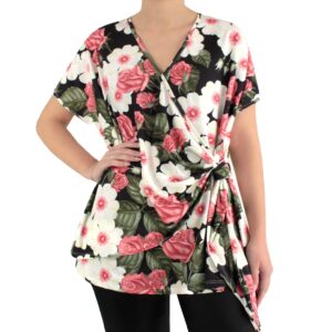 Blusa trespasse florida
