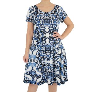 Vestido evasé vintage