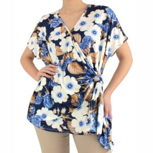 Blusa trespasse florida