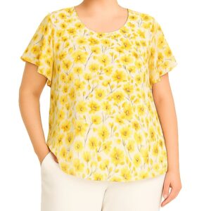 Blusa flores campestres