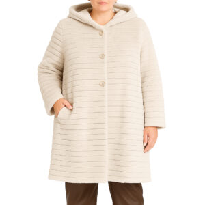 Casaco 3/4 pêlo c/capuz