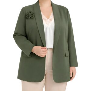 Blazer c/ aplicação de flor