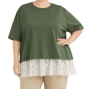 Camisola c/ fralda renda