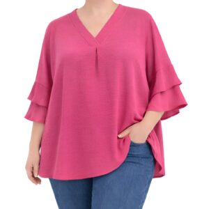 Blusa oversized c/ folhos