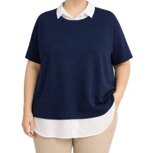 Camisola c/ colarinho e fralda