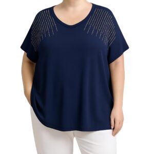Blusa c/aplicações brilhantes