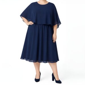 Vestido sobreposição capa