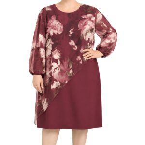 Vestido sobreposição estampada
