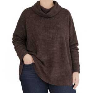 Camisola malha mesclada c/ gola