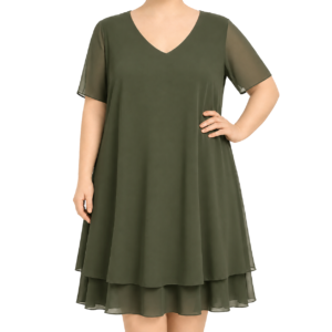 Vestido sobreposição