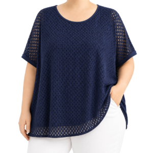 Blusa rendilhada