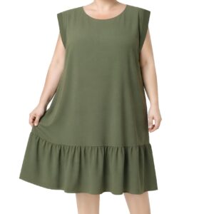Vestido cavado c/ folho
