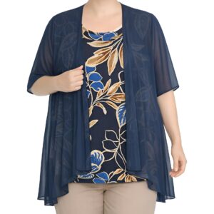 Conjunto casaco transparente e blusa