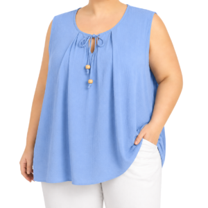 Blusa cavada c/ lágrima