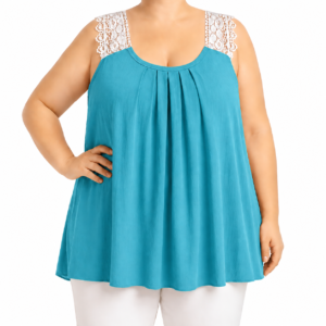Top alça renda