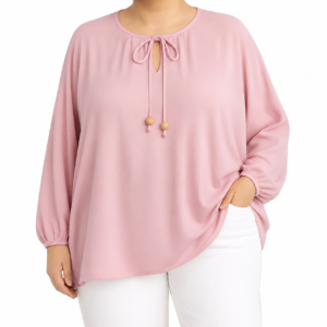 Blusa c/ laço e lágrima