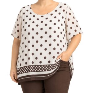 Blusa bolinhas geométrica