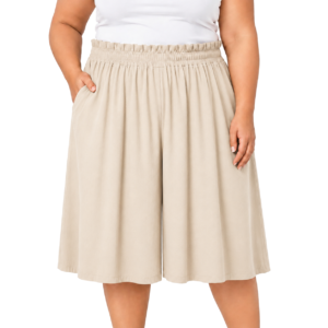 Bermudas em tecido fluídas