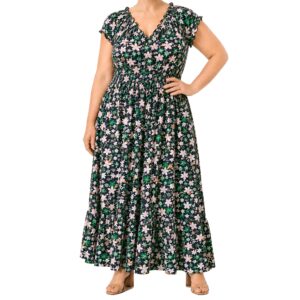 Vestido longo florido