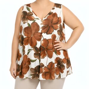 Blusa estampada botões
