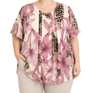 Blusa estampada c/ corrente