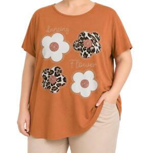 Blusa flores c/ strass