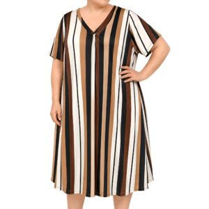 Vestido estampado riscas