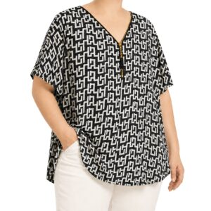 Túnica estampada c/ fecho