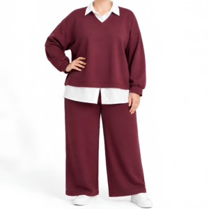 Conjunto desportivo c/ colarinho