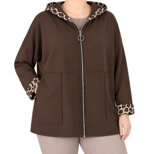 Casaco detalhes leopardo