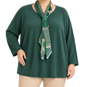 Blusa malha c/ lenço