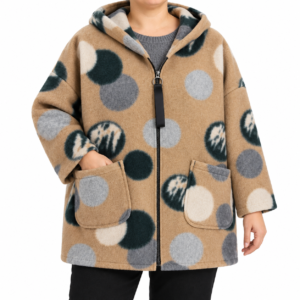 Casaco estampado feltre
