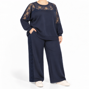 Conjunto desportivo rendado